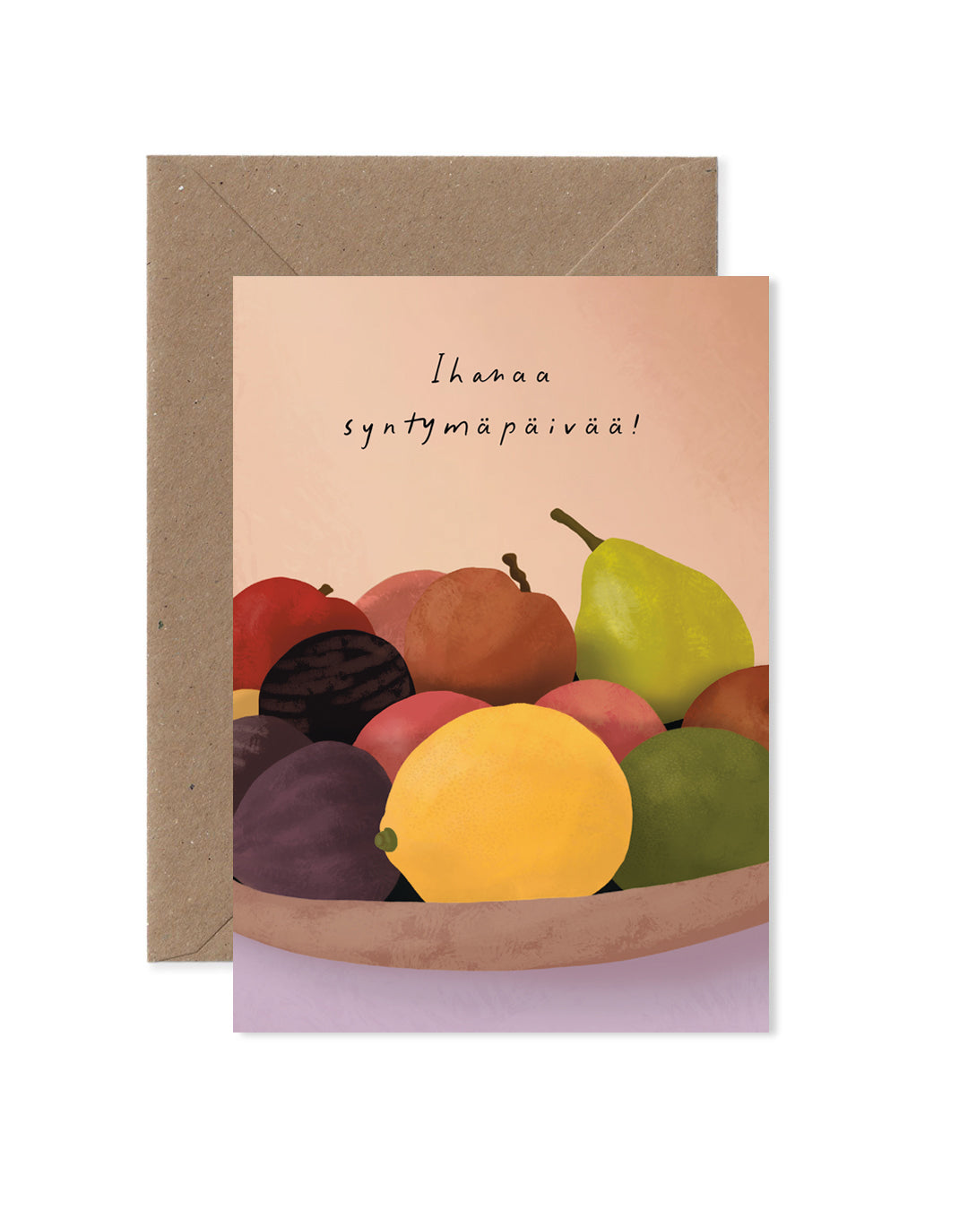 Hedelmät Syntymäpäiväkortti
